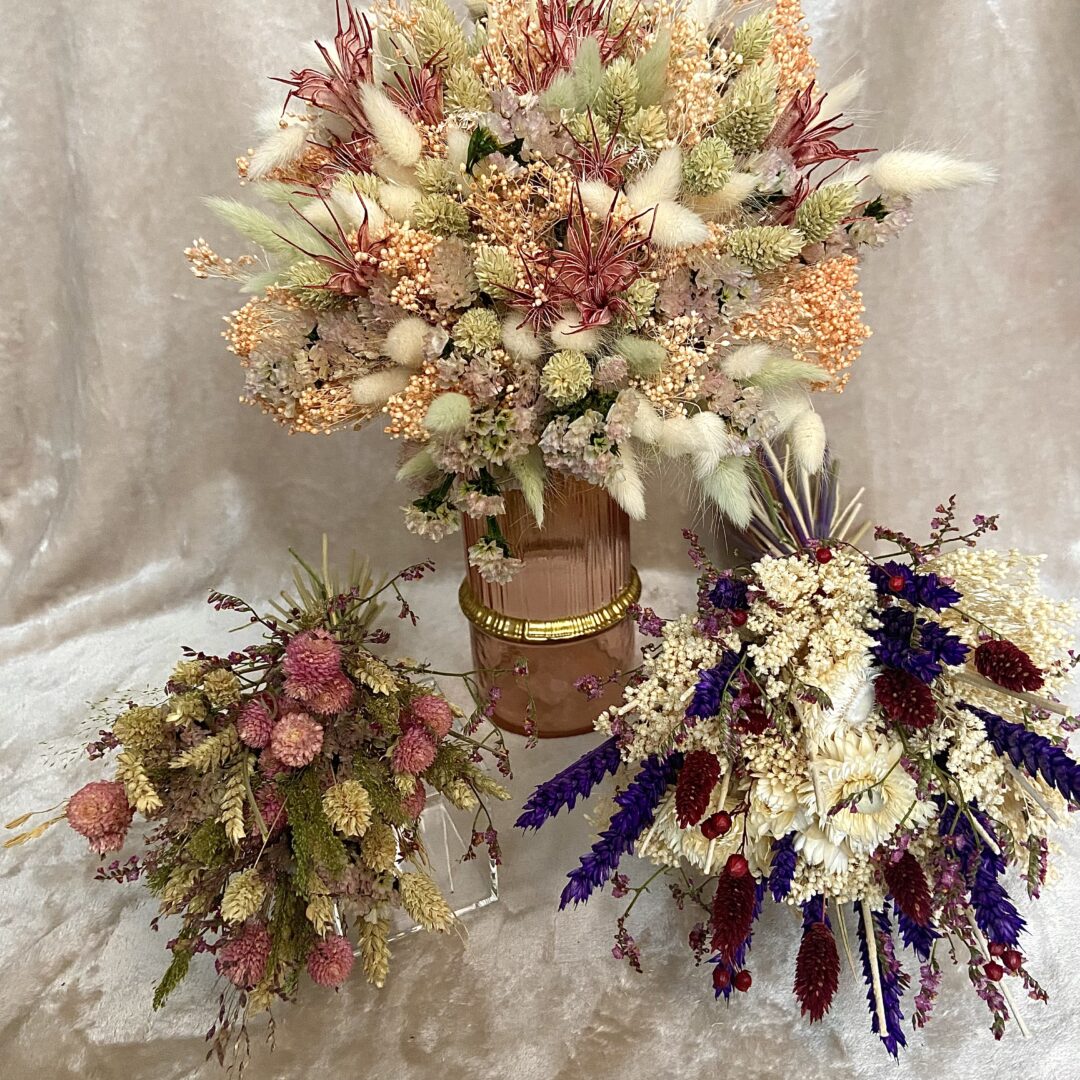 Bouquet de fleurs séchées Personnalisé