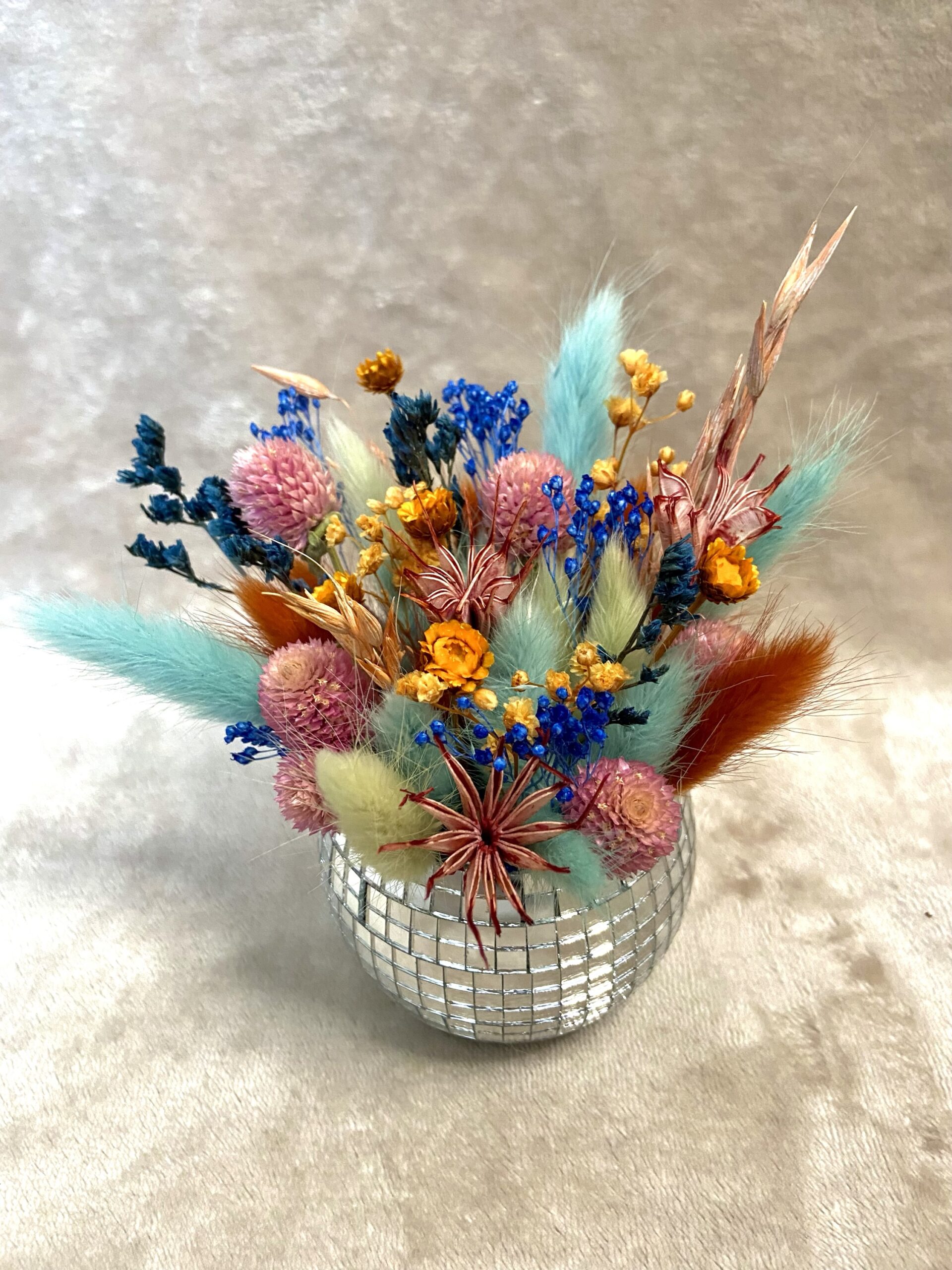 Boule disco fleurie Flamme éternelle II