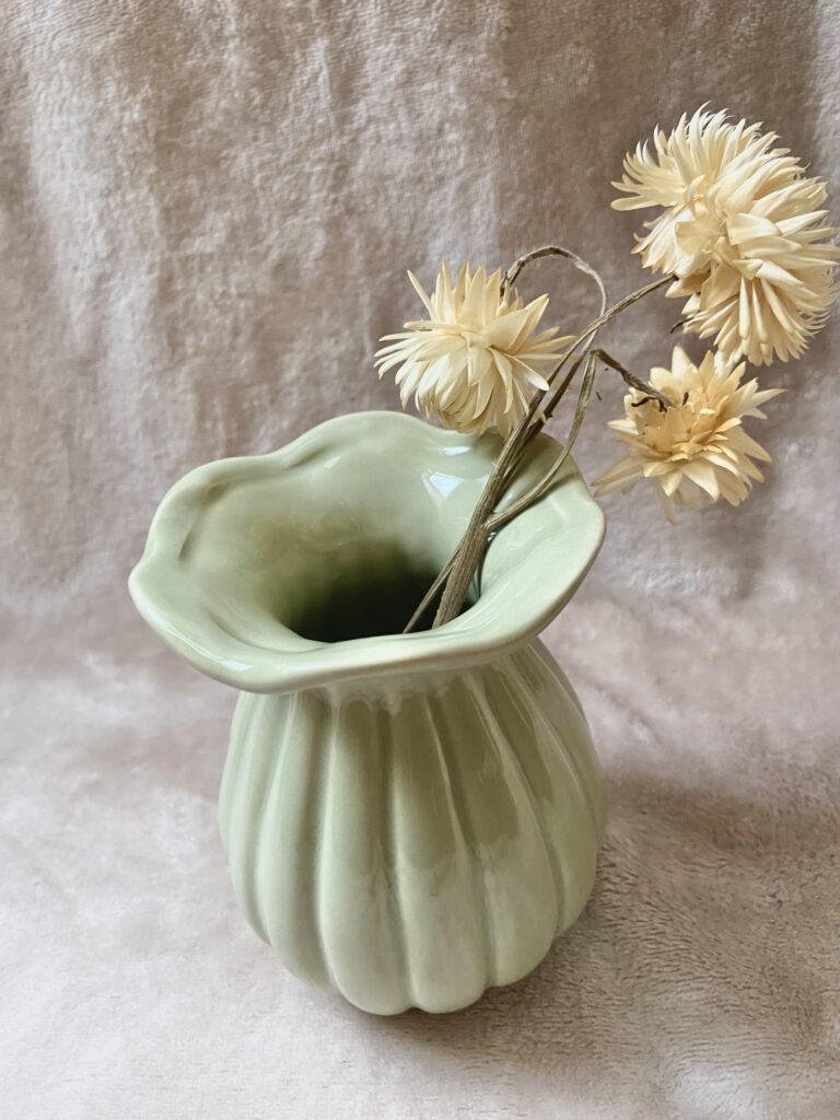 Vase Nymphéa Vert Sauge