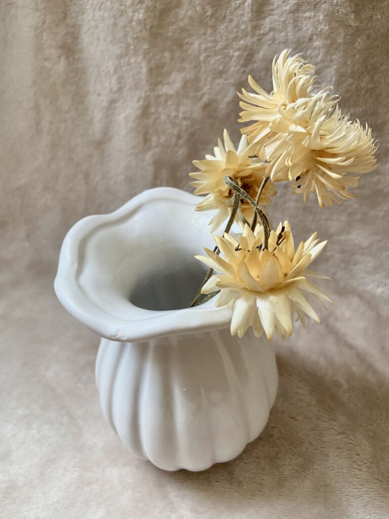 Vase Nymphéa Blanc Neige
