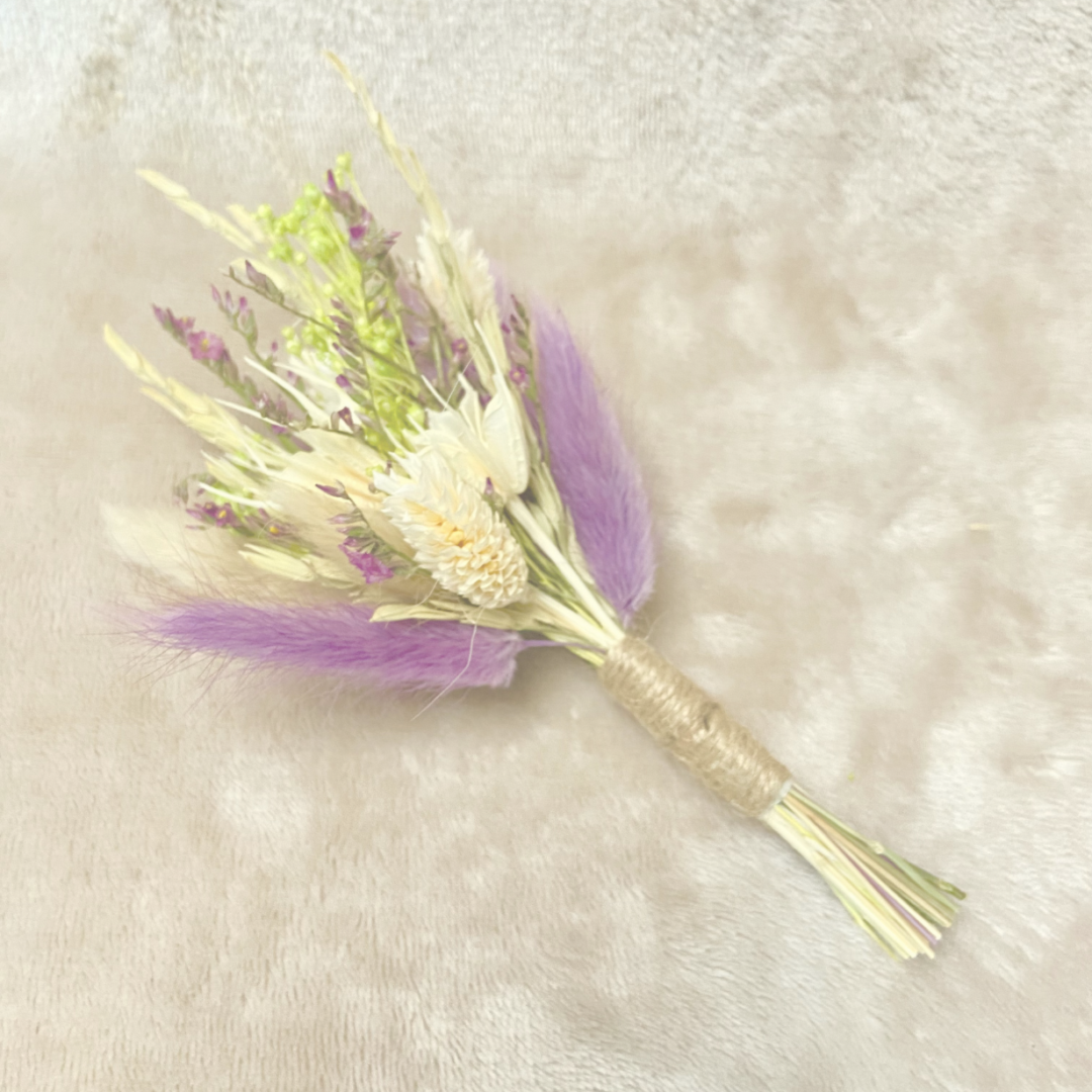Parures de fleurs séchées